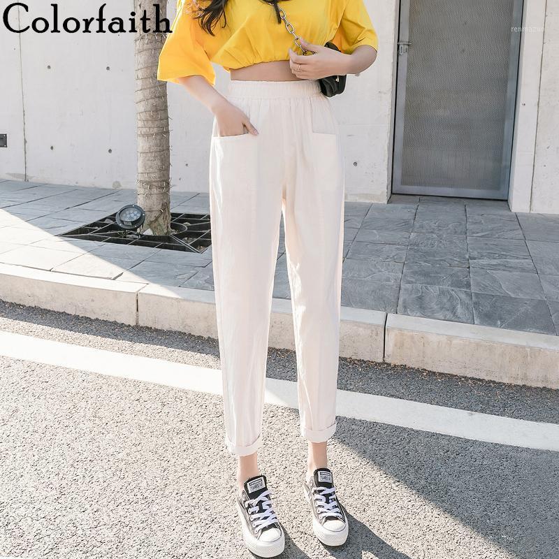 Women's Pants & Capris Colorfaith 2021 Summer Women 4 Colors High Waist Pockets Casual Cotton And Linen Ankle-Length Harem Trousers P2313, Black;white
Women's Pants & Capris Colorfaith 2021 Summer Women 4 Colors High Waist Pockets Casual Cotton And Linen Ankle-Length Harem Trousers P2313, Black;white