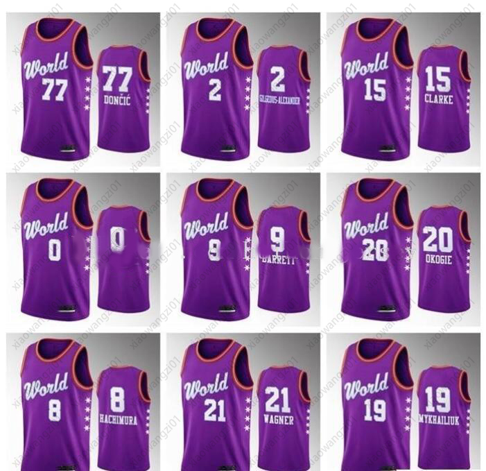 Men's World Jersey Team RJ Barrett Rui Hachimura Luka Doncic Shai Gilgeous-Alexander 2021 Rising Star Jerseys, 10
Men's World Jersey Team RJ Barrett Rui Hachimura Luka Doncic Shai Gilgeous-Alexander 2021 Rising Star Jerseys, 10