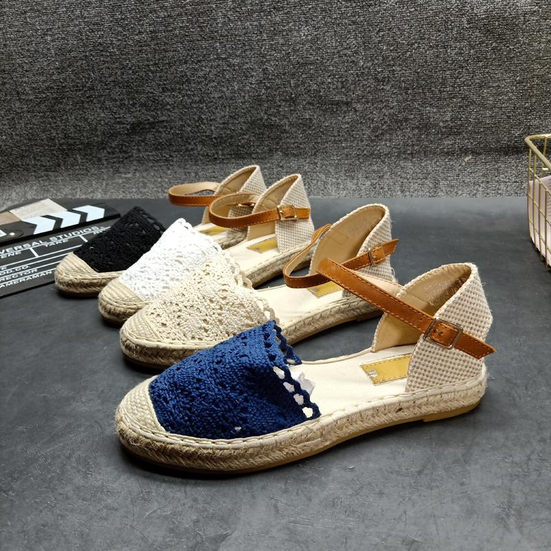 Flat Sandal Shoe 2021 Summer Lace Denim Women's Suit Female Beige Large Size Buckle Strap Without Closed Comfort Laces Fashion B Sandals
Flat Sandal Shoe 2021 Summer Lace Denim Women's Suit Female Beige Large Size Buckle Strap Without Closed Comfort Laces Fashion B Sandals