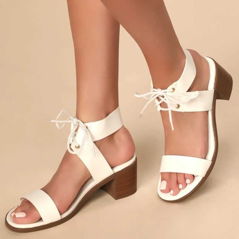 Women's Sandals 2021 Summer Woman Ankle Strap Thick Heel Pumps Ladies Leather Shoes Fashion Female Platform Footwear Plus Size Y0721, Brown
Women's Sandals 2021 Summer Woman Ankle Strap Thick Heel Pumps Ladies Leather Shoes Fashion Female Platform Footwear Plus Size Y0721, Brown