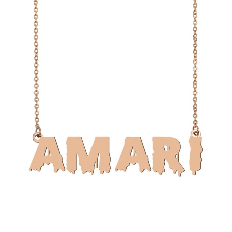 Pendant Necklaces Amari Name Necklace , Cool Bloody Art For Halloween And Santa's Day Jewelry Gift Kids Boys Girls
Pendant Necklaces Amari Name Necklace , Cool Bloody Art For Halloween And Santa's Day Jewelry Gift Kids Boys Girls