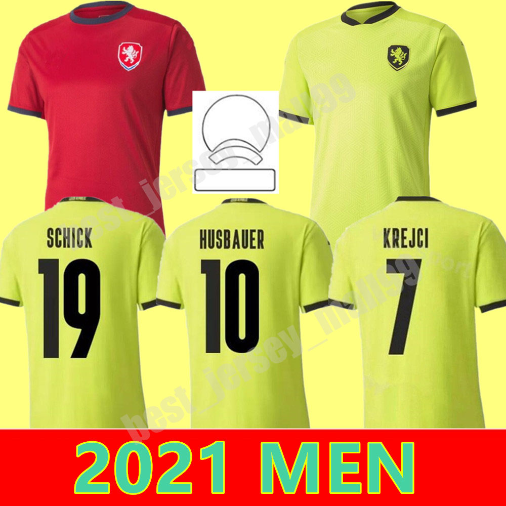 2021 Men European cup Czech Republic Soccer Jersey home away 21 22 #10 HUSBAUER #14 JANKTO SOUCEK SKODA Shirt national team football uniforms, Black;yellow
2021 Men European cup Czech Republic Soccer Jersey home away 21 22 #10 HUSBAUER #14 JANKTO SOUCEK SKODA Shirt national team football uniforms, Black;yellow