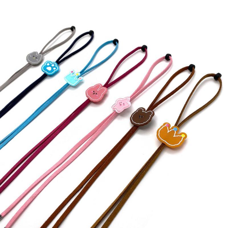 1PC Cartoon Mask Lanyard Children Adjustable Face Mask Extender Handy Ear Holder Rope Kids Anti-lost Mask Hanging Neck Halter