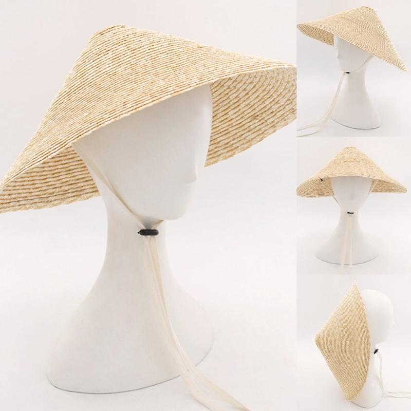 Wide Brim Hats Straw Cone Handmade Retro Rain Hat Weave Farmer Fishing Sunshade Classic Asian Dance Props
Wide Brim Hats Straw Cone Handmade Retro Rain Hat Weave Farmer Fishing Sunshade Classic Asian Dance Props