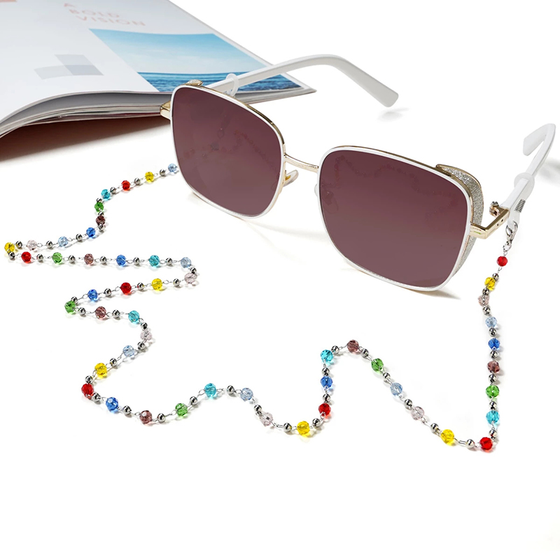 Luxury Colorful Glass Crystal Glasses Chain for Ladys Eyeglasses Lanyard Reading Chain Accessories Sunglasses Lanyard Strap Cord
Luxury Colorful Glass Crystal Glasses Chain for Ladys Eyeglasses Lanyard Reading Chain Accessories Sunglasses Lanyard Strap Cord
