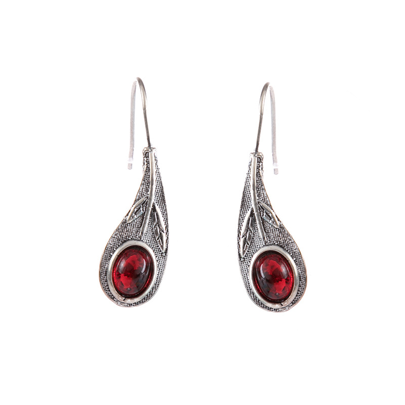 Vintage Dangle Drop Earrings for Women Flower Dazzling Ruby Silver Chandelier Jewelry Gift
Vintage Dangle Drop Earrings for Women Flower Dazzling Ruby Silver Chandelier Jewelry Gift