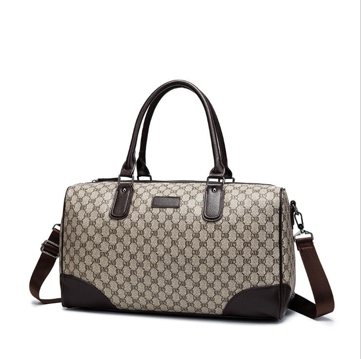 Factory wholesale mens bag England Style printed men and women travel handbag outdoor fitness plaid handbags large leather fashion shoulder bags, Black1
Factory wholesale mens bag England Style printed men and women travel handbag outdoor fitness plaid handbags large leather fashion shoulder bags, Black1