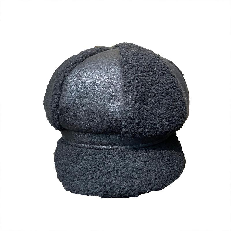 Berets 2021 Lamb Wool Stitching Octagonal Hat Women's Autumn And Winter Color Matching Caps Retro Sboy, White
Berets 2021 Lamb Wool Stitching Octagonal Hat Women's Autumn And Winter Color Matching Caps Retro Sboy, White