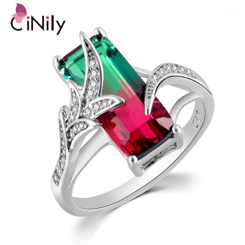 Cluster Rings CiNily Rainbow Mystic Stone Zircon Silver Plated Luxury Large Ring With Bohemia Boho Jewelry Female Gifts Size 5-10, Golden;silver
Cluster Rings CiNily Rainbow Mystic Stone Zircon Silver Plated Luxury Large Ring With Bohemia Boho Jewelry Female Gifts Size 5-10, Golden;silver