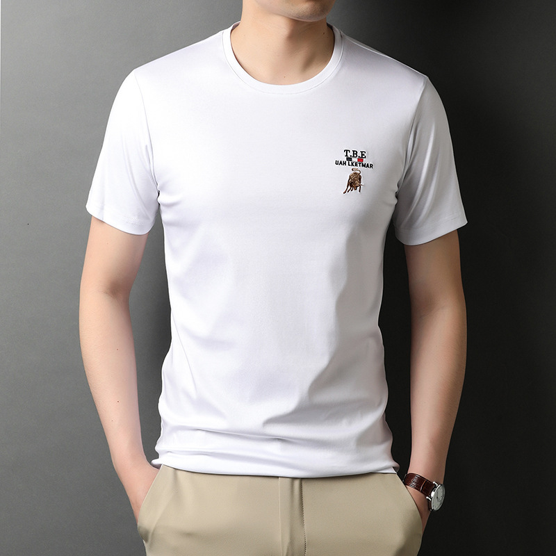 men's t shirts ice silk short sleeve t-shirt fashion brand 2021 summer mercerized cotton thin korean casual wear, White;black
men's t shirts ice silk short sleeve t-shirt fashion brand 2021 summer mercerized cotton thin korean casual wear, White;black
