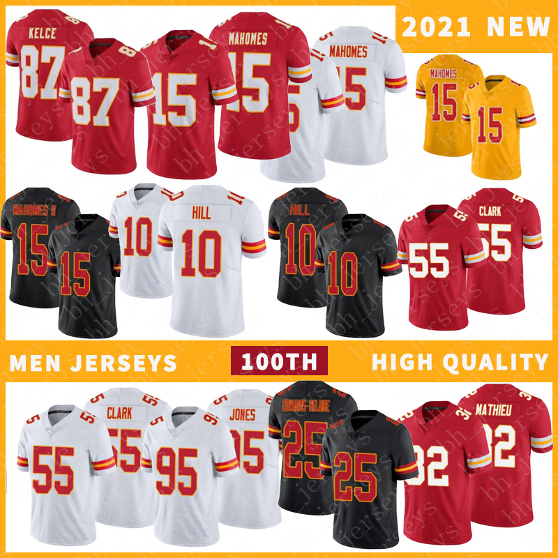 15 Patrick Mahomes Mens Football jerseys 87 Travis Kelce 10 Tyreek Hill 32 Tyrann Mathieu 25 Clyde Edwards-Helaire 95 Chris Jones High quali, Black;red
15 Patrick Mahomes Mens Football jerseys 87 Travis Kelce 10 Tyreek Hill 32 Tyrann Mathieu 25 Clyde Edwards-Helaire 95 Chris Jones High quali, Black;red
