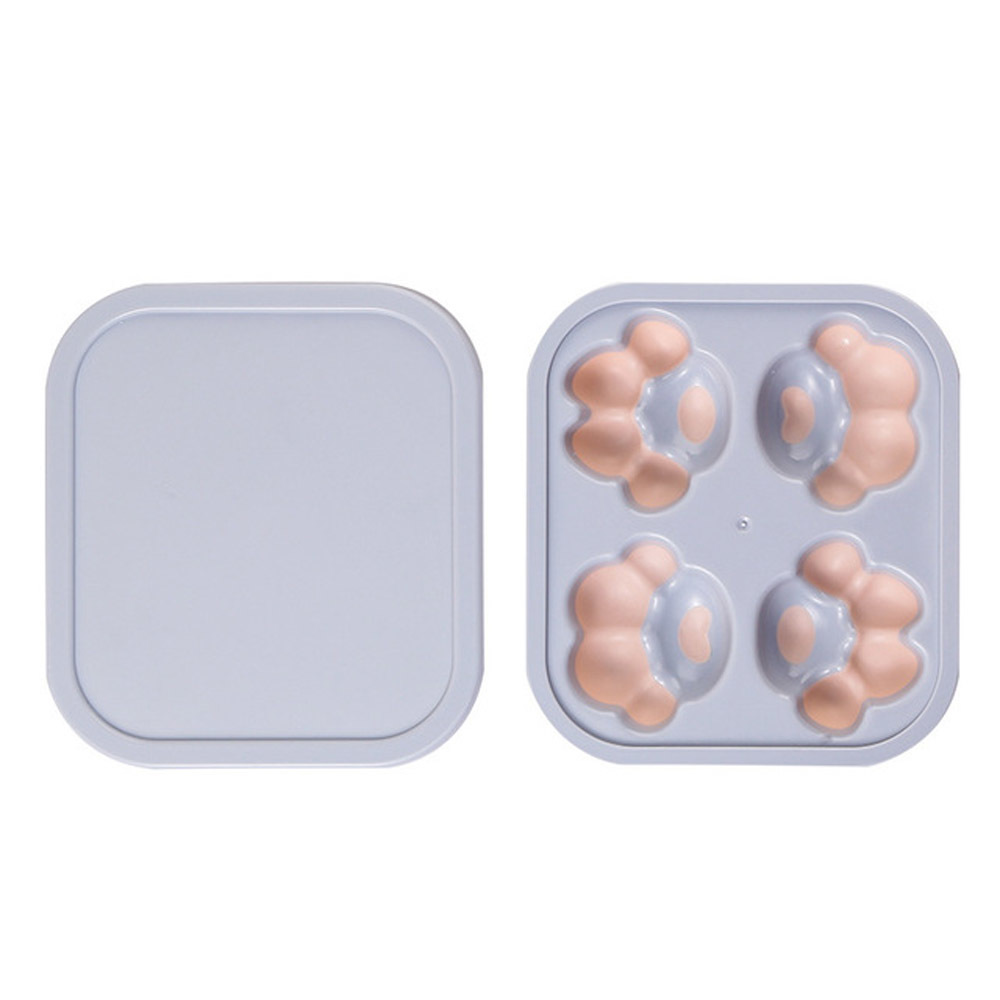 Ice Box Cat Claw Refrigerator Plastic Ice Hockey Cube Mould with Lid DIY Food Supplement Home Frozens Ice Tray