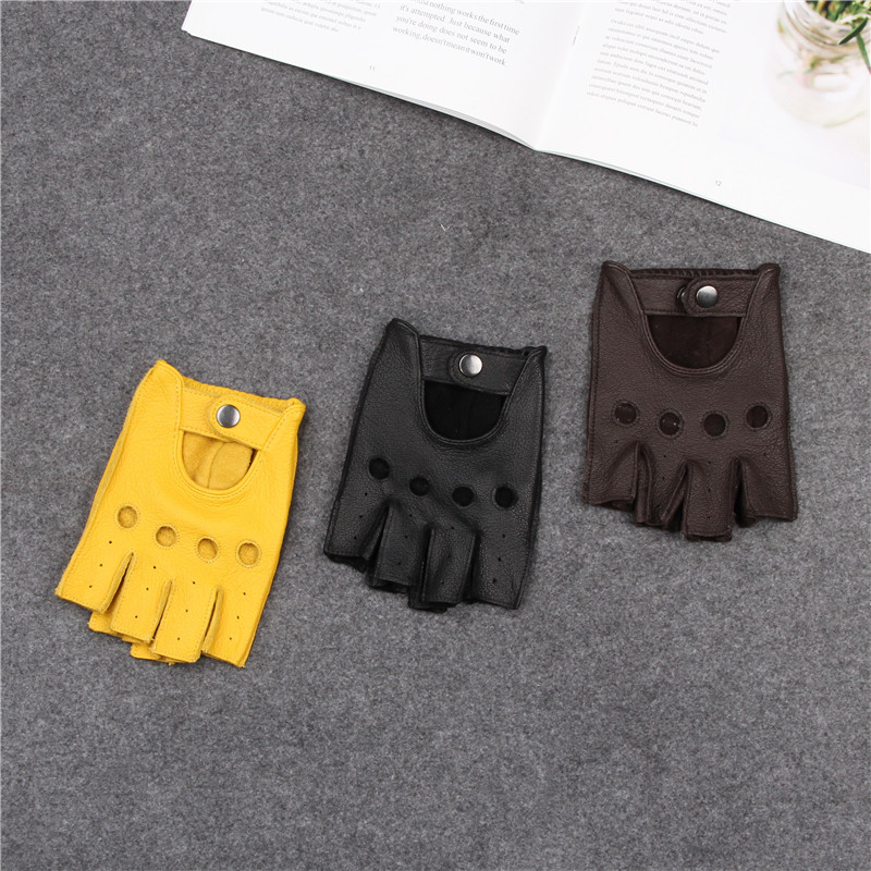 Fitness mens sheepskin Half Finger Gloves Black Yellow coffee riding motorcycle Fingerless comfortable non slip deerskin glovesg
Fitness mens sheepskin Half Finger Gloves Black Yellow coffee riding motorcycle Fingerless comfortable non slip deerskin glovesg