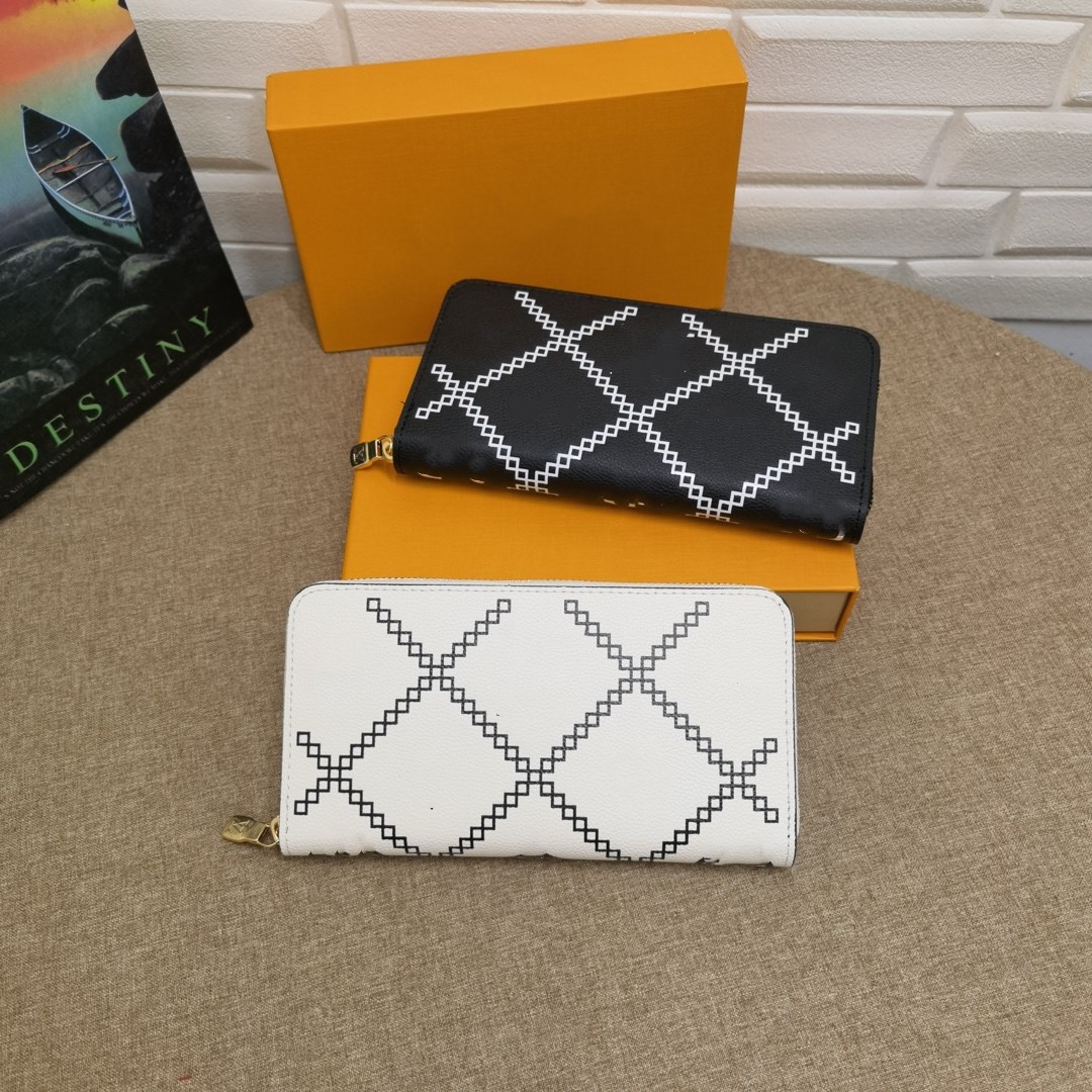 woman wallet purse women original box high quality fashion card holders cash clutch flower grid serial number date code, Black
woman wallet purse women original box high quality fashion card holders cash clutch flower grid serial number date code, Black