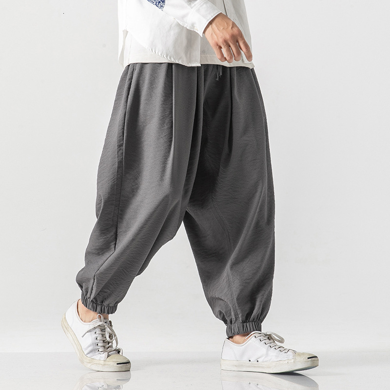 2021 Casual Summer Pants Men's Legged Harlem Knickers Cotton Hemp Chinese Style Youth, Khaki
2021 Casual Summer Pants Men's Legged Harlem Knickers Cotton Hemp Chinese Style Youth, Khaki