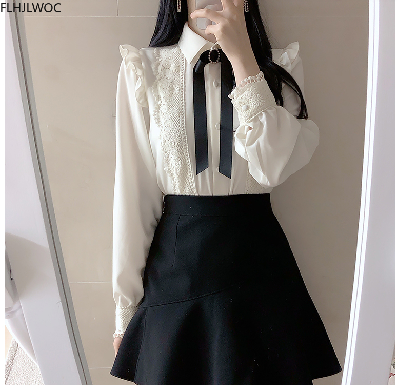 Ruffled Autumn Spring Basic Office Lady Work Wear Women Single Breasted Button Solid Peter Pan Collar Top White Shirts Blouses, Cute top
Ruffled Autumn Spring Basic Office Lady Work Wear Women Single Breasted Button Solid Peter Pan Collar Top White Shirts Blouses, Cute top