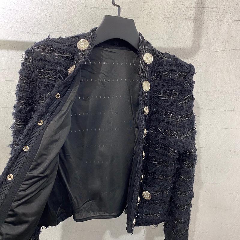 Grand Designer Two Color Tweed Short Jacket For Women High Quality Open Stitch Long Sleeve Buttons Coats Female 2021 Women's Jackets, Black;brown
Grand Designer Two Color Tweed Short Jacket For Women High Quality Open Stitch Long Sleeve Buttons Coats Female 2021 Women's Jackets, Black;brown