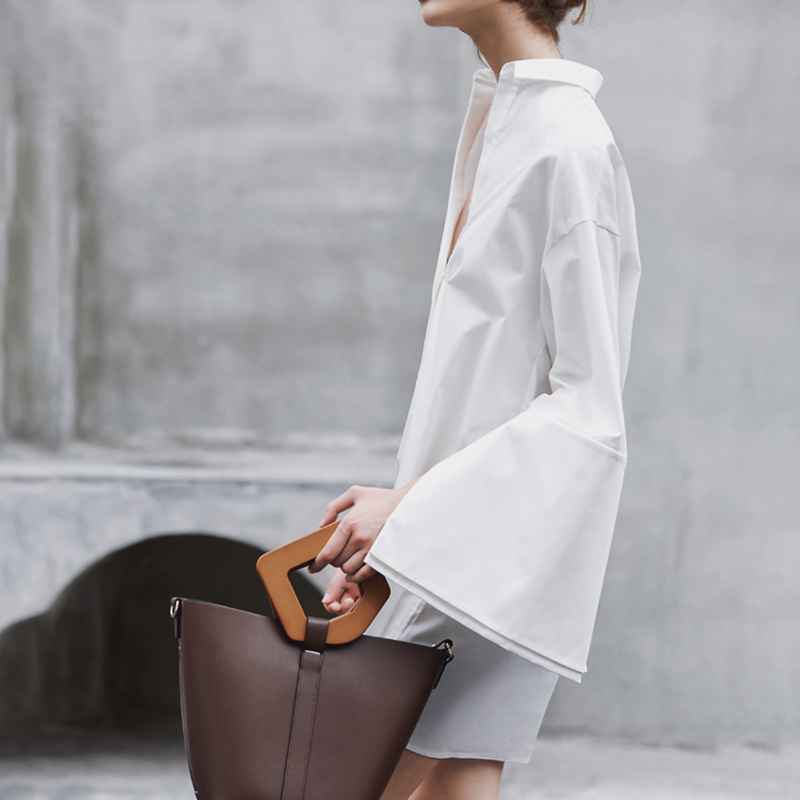 Free Autumn Women White Long Shirt Dress Sexy Lapel Sleeve Single Breasted Party Mini Vestidos 210524