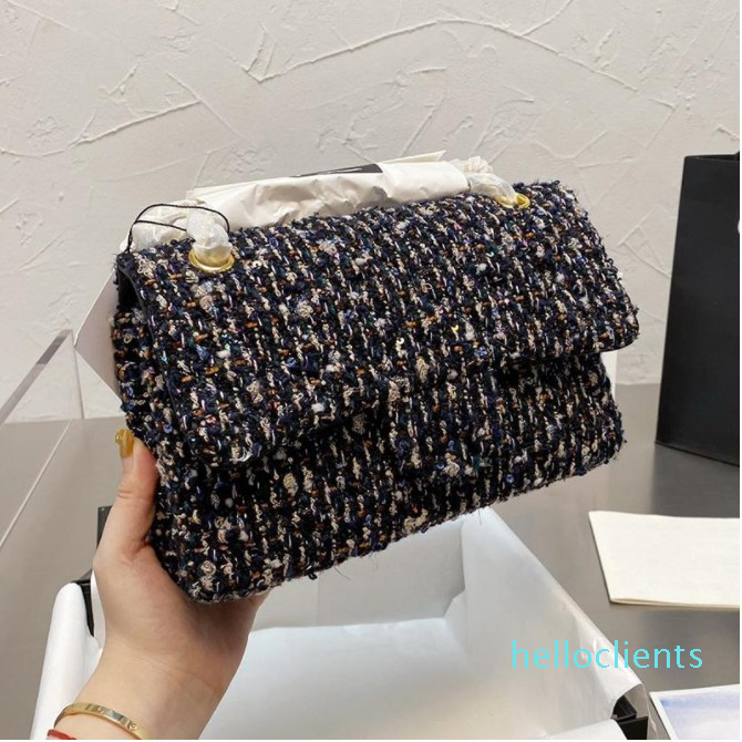 Designer- Women Tweed Crossbody Shoulder Bag Woolen Pillows Handbags Woman Weave Houndstooth Handbag Knitting Chain bags, Multi-color
Designer- Women Tweed Crossbody Shoulder Bag Woolen Pillows Handbags Woman Weave Houndstooth Handbag Knitting Chain bags, Multi-color