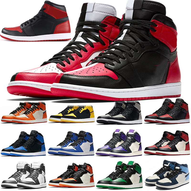 Fashion Jumpman High 1 1s Mens Womens Basketball Shoes Midnight Navy Hyper Royal Black Red Mark Homage to Home Dark Seafoam Mans Trainer Sports Sneakers size 36-46, Multi-color
Fashion Jumpman High 1 1s Mens Womens Basketball Shoes Midnight Navy Hyper Royal Black Red Mark Homage to Home Dark Seafoam Mans Trainer Sports Sneakers size 36-46, Multi-color