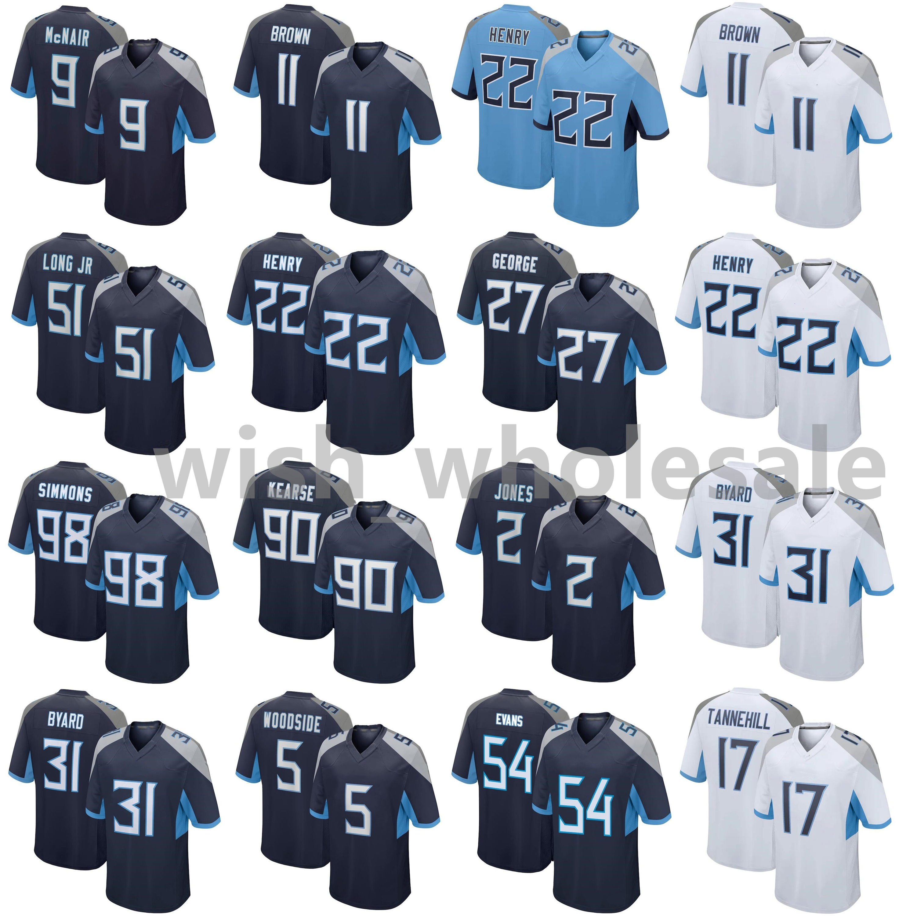 2021 Titans American Football Jerseys Julio 2 Jones Jersey Kevin 31 Byard AJ 11 Brown David 51 Long Jr. Derrick 22 Henry Eddie 27 George Stitched Size S, White
2021 Titans American Football Jerseys Julio 2 Jones Jersey Kevin 31 Byard AJ 11 Brown David 51 Long Jr. Derrick 22 Henry Eddie 27 George Stitched Size S, White