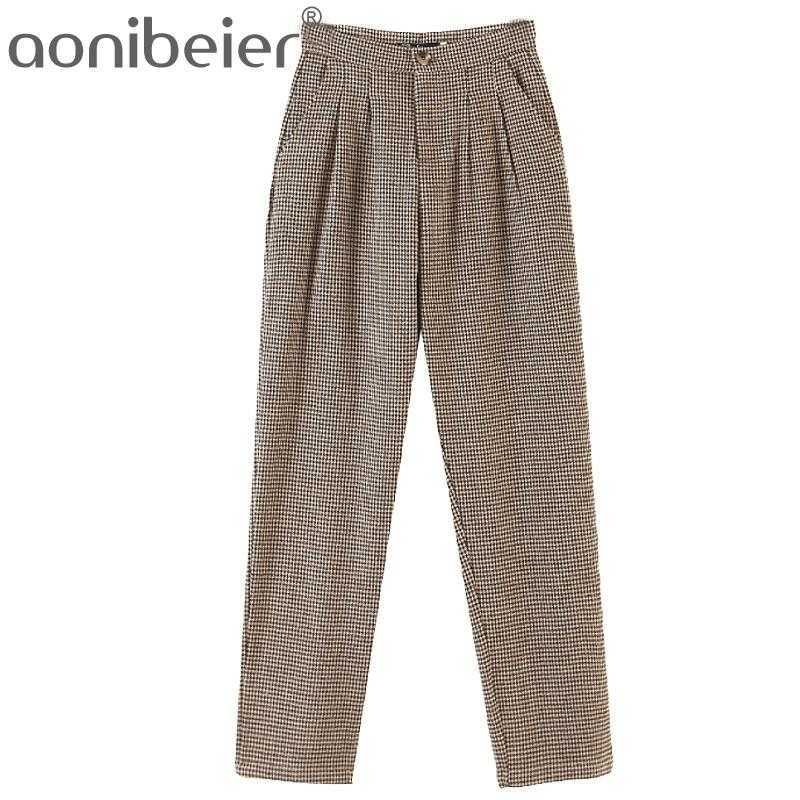 Women Fashion Plaid Pants Wide Leg Vintage High Elastic Waist Loose Female long Trousers Mujer Office Lady 210604, Grey
Women Fashion Plaid Pants Wide Leg Vintage High Elastic Waist Loose Female long Trousers Mujer Office Lady 210604, Grey