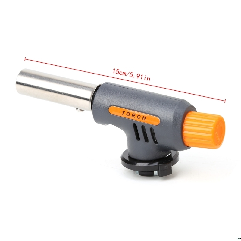 Portable Campsite Welding Gas Torch Flame Gun Flamethrower Butaan Brander Wind Proof