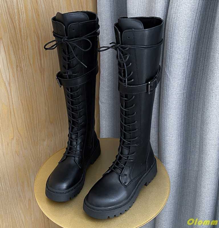 Boots Genuine Leather Thick High Heels Platform Woman Lace Up Women Autumn Winter Fashion Motorcycle Shoes Knee-high, Black
Boots Genuine Leather Thick High Heels Platform Woman Lace Up Women Autumn Winter Fashion Motorcycle Shoes Knee-high, Black