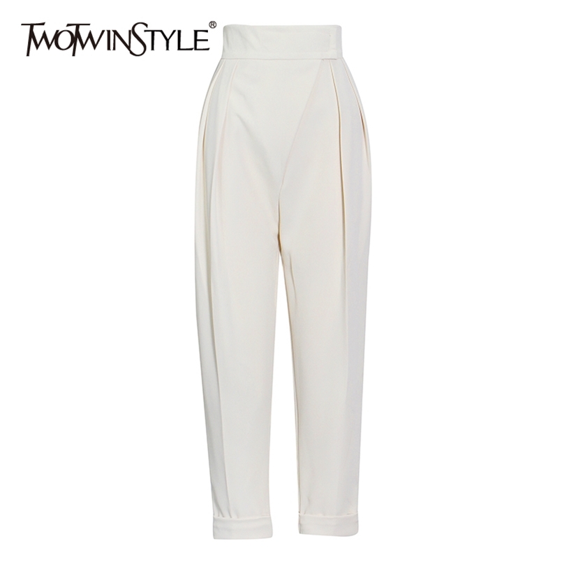 Minimalist Joker Harem Pants For Women High Waist Casual Black Trouser Female Fashion Clothing Spring 210521
Minimalist Joker Harem Pants For Women High Waist Casual Black Trouser Female Fashion Clothing Spring 210521