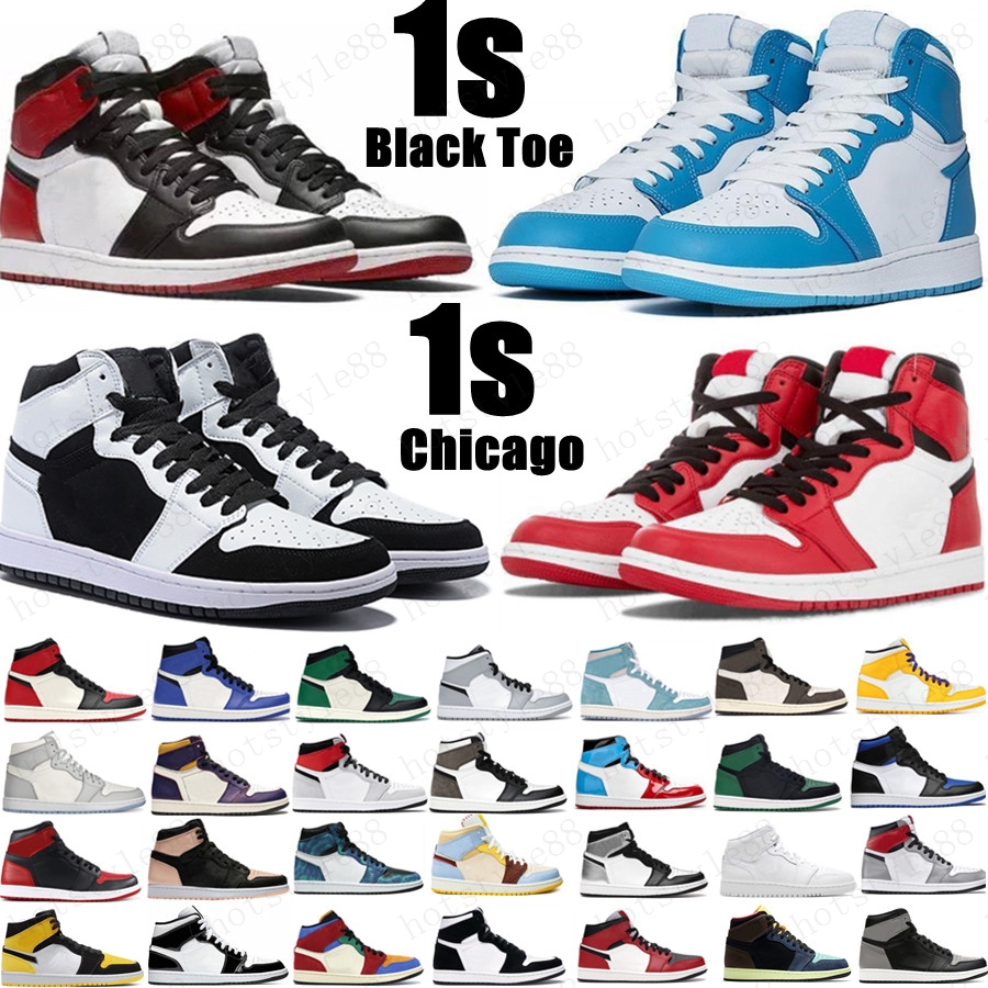 2020 new basketball shoes 1s top Obsidian UNC Fearless PHANTOM TURBO GREEN 1 Backboard PHANTOM GYM RED sport sneaker trainer size 36-46, 24