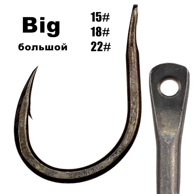 Fishing Hooks Big Hook Thickened High Carbon Steel Barbed Circle Eyed Bagged Carp Fish Large Fishhook Offshore Trout Pike Bass Catfish
Fishing Hooks Big Hook Thickened High Carbon Steel Barbed Circle Eyed Bagged Carp Fish Large Fishhook Offshore Trout Pike Bass Catfish