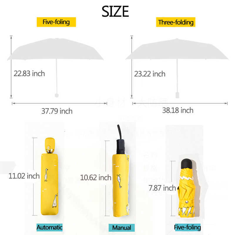 Fashion Automatic Women Umbrella Windproof Waterproof Three folding Aluminum Umbrellas Rain Female Men Parasol Children umbrella 210721