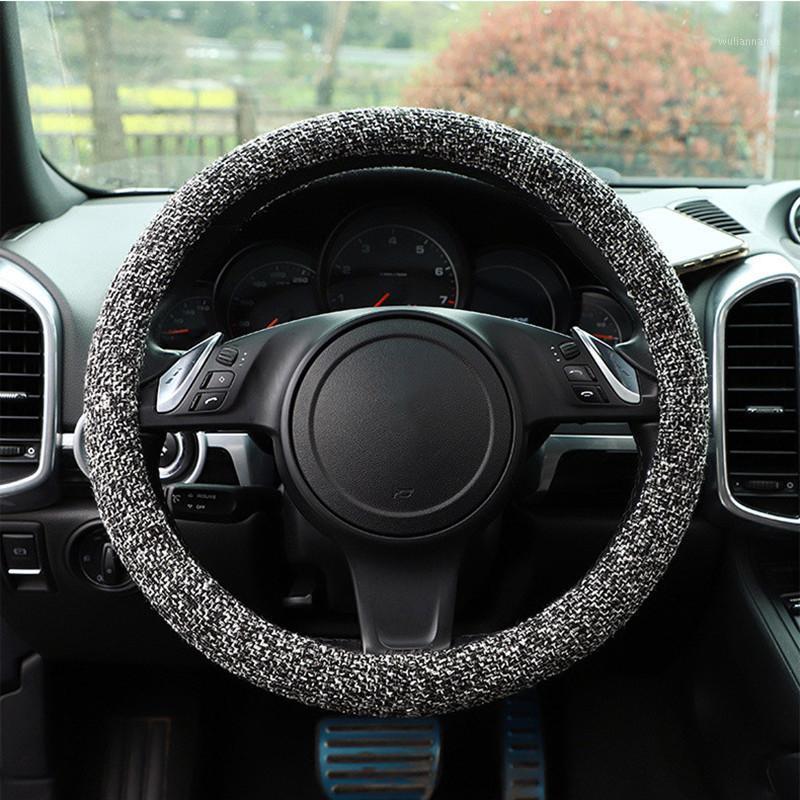 Steering Wheel Covers Fashion Retro Style Tweed Four Seasons Universal Cover Non-slip Car Handle
Steering Wheel Covers Fashion Retro Style Tweed Four Seasons Universal Cover Non-slip Car Handle