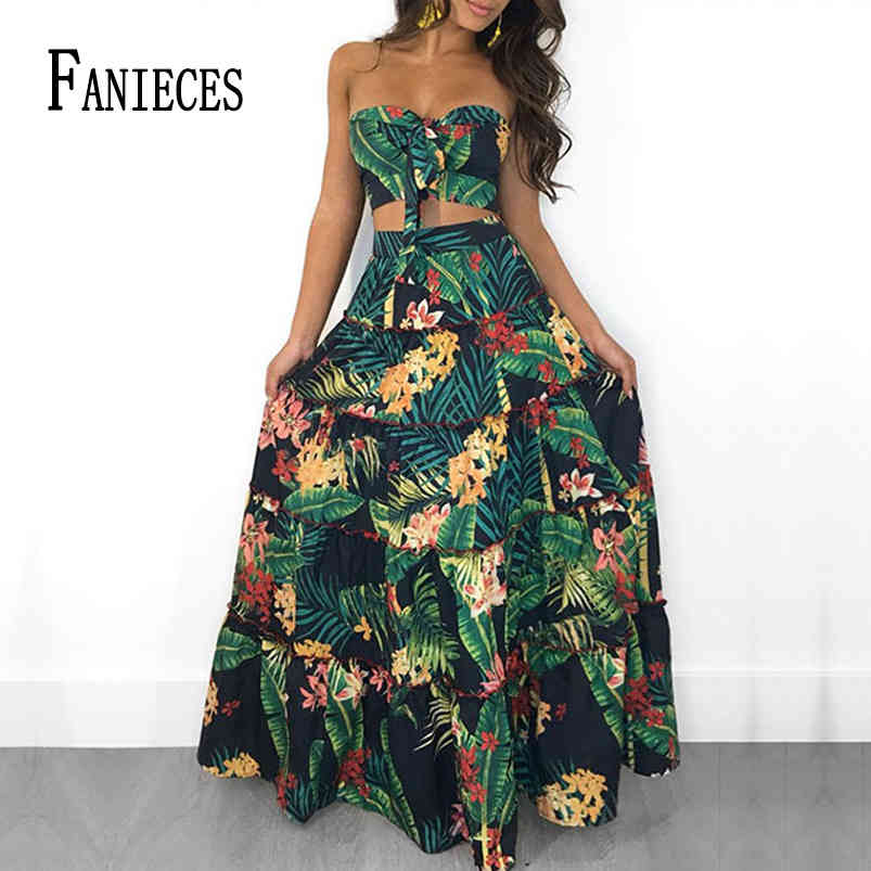 FANIECES Elegant Women Summer Long Maxi Dresses beachwear Two Piece Set Hollow Out Crop Top Skirts Floral Print 2 Suits 210520, Army green
FANIECES Elegant Women Summer Long Maxi Dresses beachwear Two Piece Set Hollow Out Crop Top Skirts Floral Print 2 Suits 210520, Army green