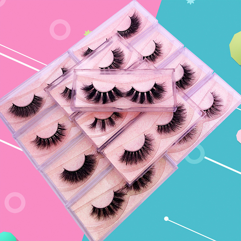 Mink Lashes 3D Eyelashes 100% Cruelty free Lash Handmade Reusable Natural Eyelash Extensions For Make Up Makeup