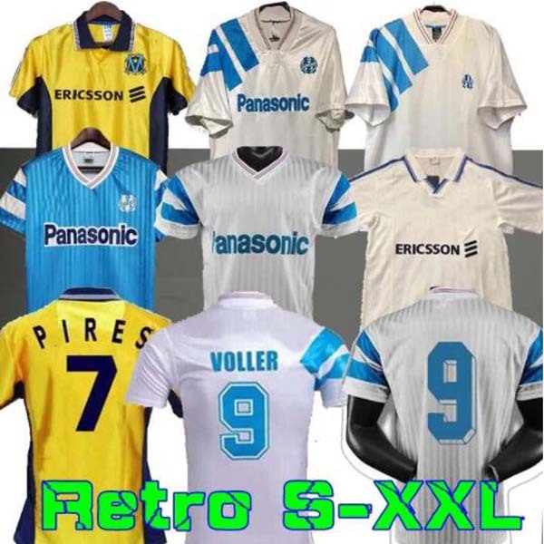 90 91 93 98 99 Olympique Marseille Retro Commemorate Shirt DESCHAMPS PAPIN BOLI DESAILLY Soccer Jersey VOLLER Marseille Football PIRES, Black;yellow
90 91 93 98 99 Olympique Marseille Retro Commemorate Shirt DESCHAMPS PAPIN BOLI DESAILLY Soccer Jersey VOLLER Marseille Football PIRES, Black;yellow
