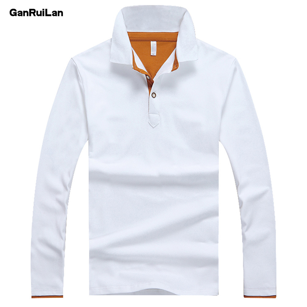 Solid Polos Shirt Men Long Sleeve Cotton Mens Polo Tops Spring Autumn Brand Male Polo Classic Business Father Dress B0326 210518, Style5
Solid Polos Shirt Men Long Sleeve Cotton Mens Polo Tops Spring Autumn Brand Male Polo Classic Business Father Dress B0326 210518, Style5