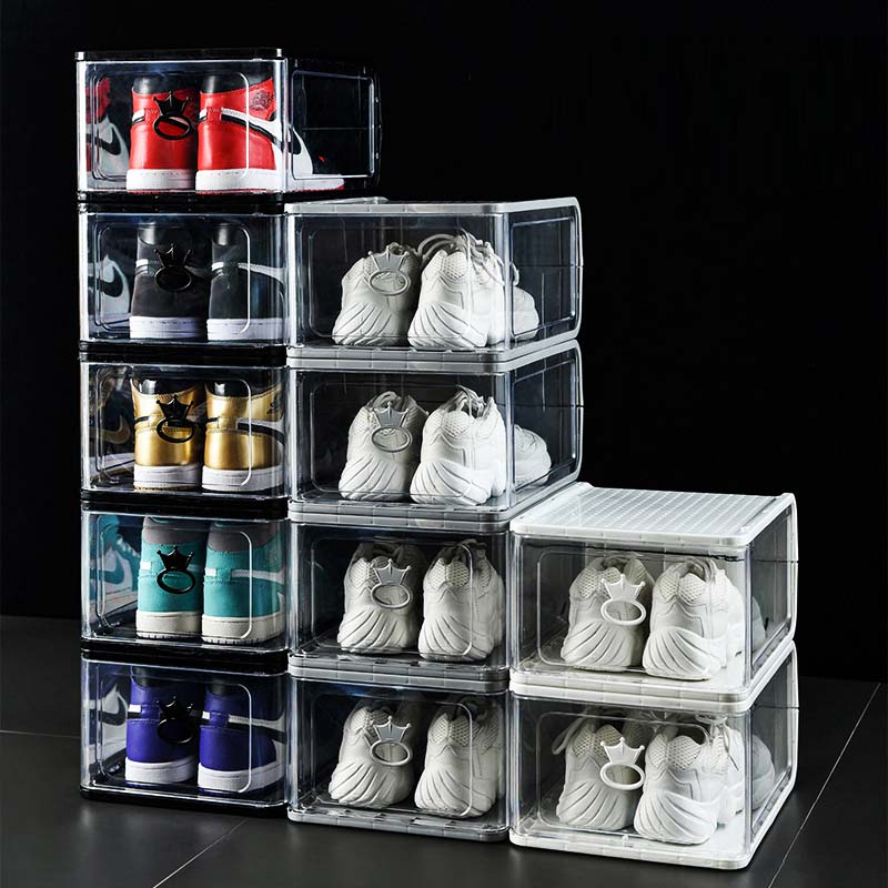 BIG SIZE Transparent Plastic Sneaker Shoes Boxes Magnet Design Basketball Dustproof Shoe Storage Stackable Organizer Box 0374pack, As the picture
BIG SIZE Transparent Plastic Sneaker Shoes Boxes Magnet Design Basketball Dustproof Shoe Storage Stackable Organizer Box 0374pack, As the picture