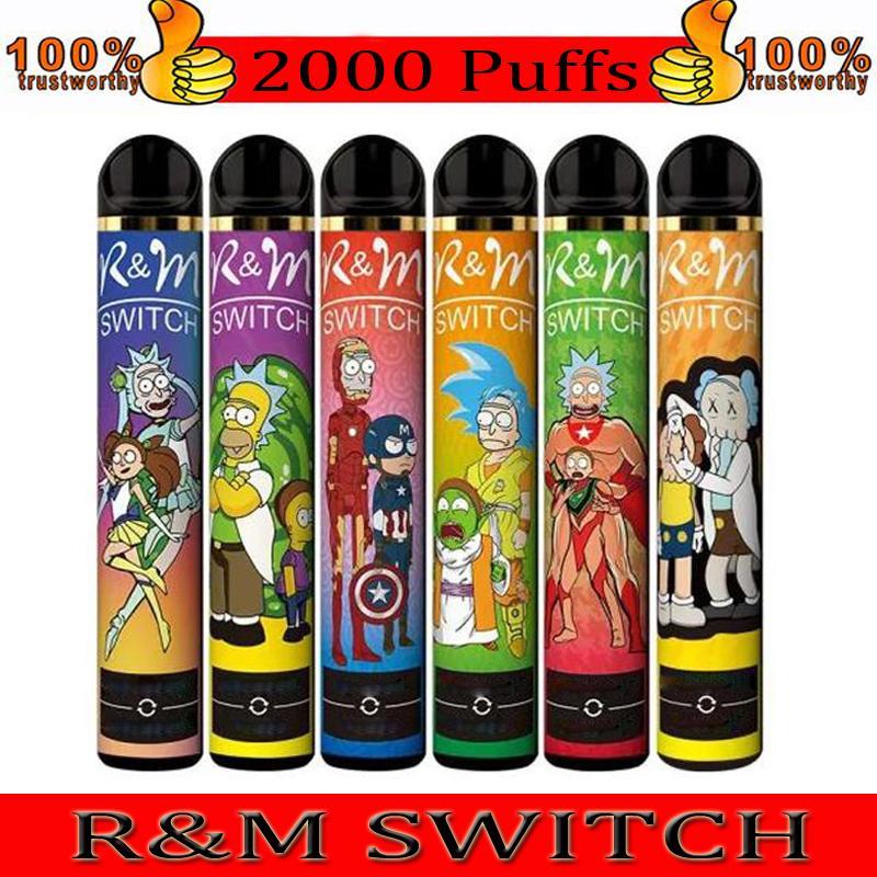 RM Switch Extra Original Disaposable cigarettes Vape Pen Price 2000 Puffs 8.0ml 5% Capacity Free 1100mah Battery 6 colors Deliveried 3-7days
RM Switch Extra Original Disaposable cigarettes Vape Pen Price 2000 Puffs 8.0ml 5% Capacity Free 1100mah Battery 6 colors Deliveried 3-7days