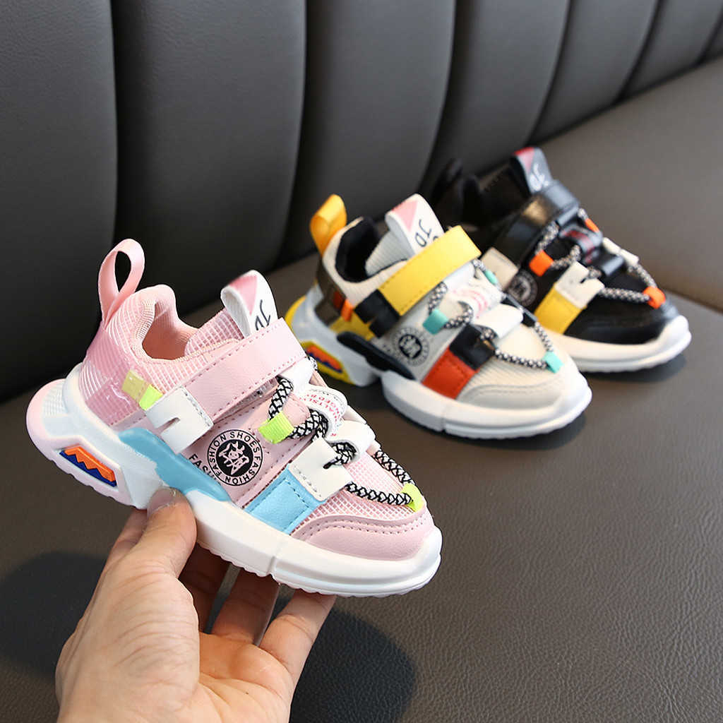 Toddler Infant Kids Baby Girls Boys Soft Sole Mesh Running Sport Shoes Sneakers Sapato Infantil Menina Sport Kids Sneakers X0703