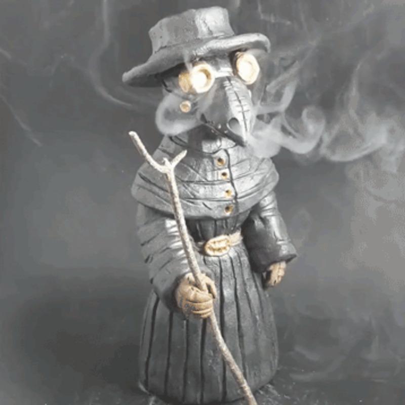 Dr. Plague Sculpture Cone Burner Incense Resin Crafts Home Bedroom Decoration For Boys Gift Fragrance Lamps
Dr. Plague Sculpture Cone Burner Incense Resin Crafts Home Bedroom Decoration For Boys Gift Fragrance Lamps