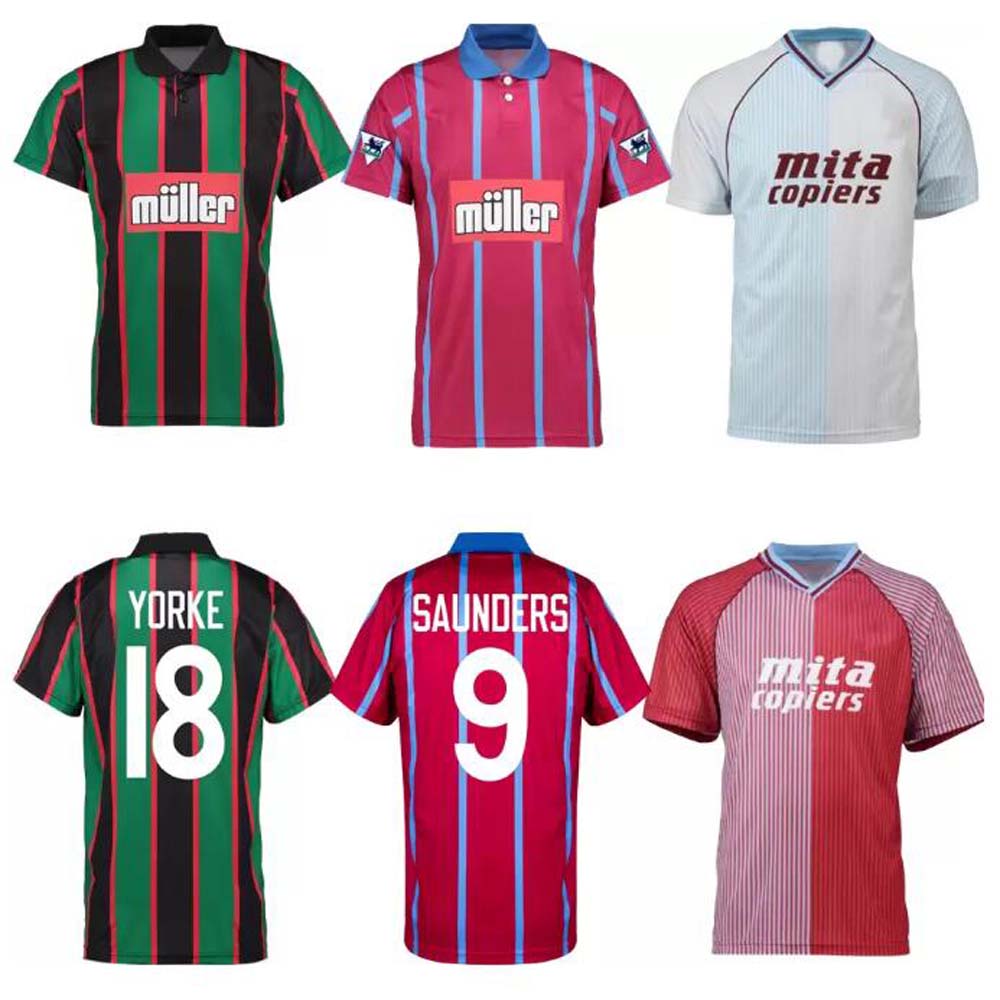 1988 1993 1995 Villa retro soccer jersey 88 89 93 94 95 Aston McGrath Houghton RICHARDSON SAUNDERS YORKE EHIOGU classic vintage football shirt, 1993 1995 away +patch
1988 1993 1995 Villa retro soccer jersey 88 89 93 94 95 Aston McGrath Houghton RICHARDSON SAUNDERS YORKE EHIOGU classic vintage football shirt, 1993 1995 away +patch