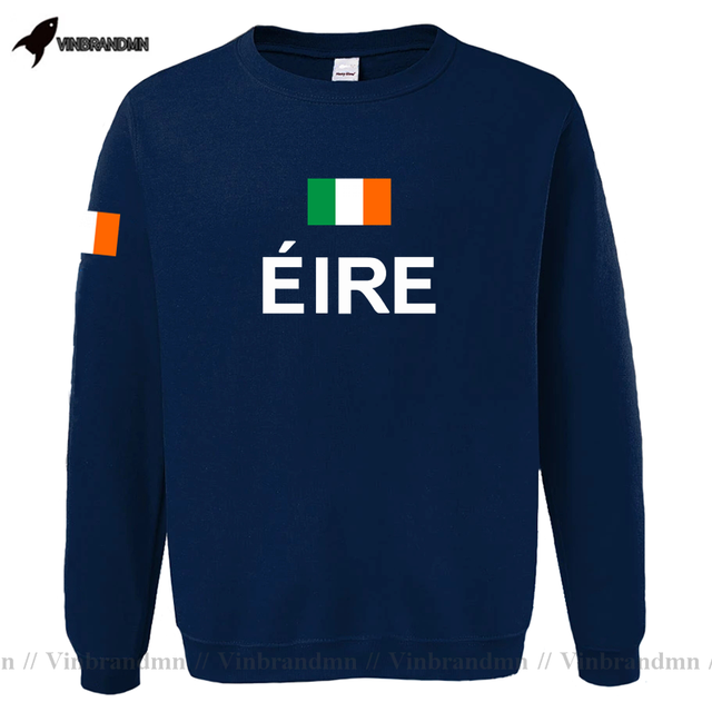 Men's Hoodies & Sweatshirts Ireland Men Sweatshirt Sweat Hip Hop Streetwear Socceres Jerseyes Footballer Tracksuit Nation Irish Flag Eire IE