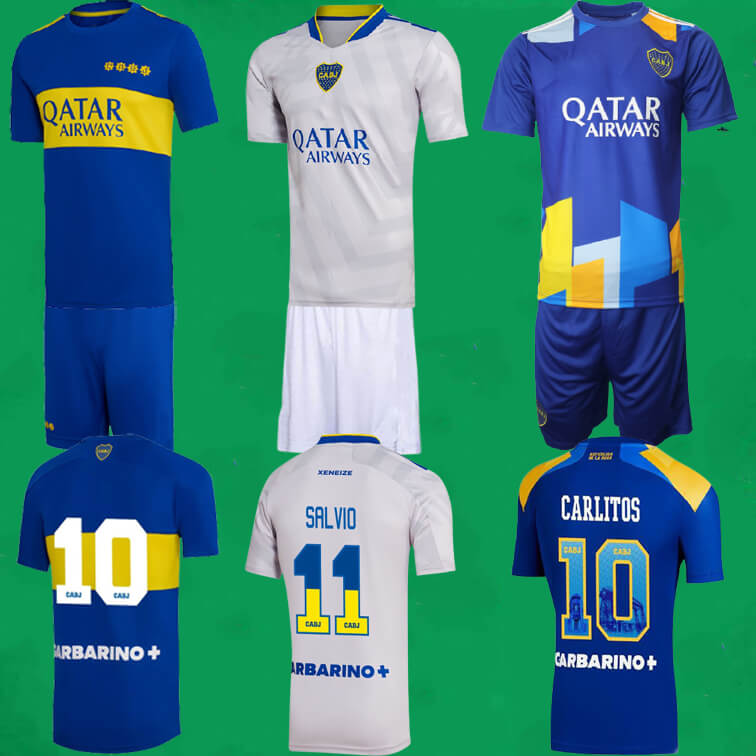 21 22 Boca Juniors Soccer Jerseys Shorts 2021 2022 Home Away Third TEVEZ MARADONA DE ROSSI ABILA Football Shirts Sets Men's + Kids Kits, Black;yellow
21 22 Boca Juniors Soccer Jerseys Shorts 2021 2022 Home Away Third TEVEZ MARADONA DE ROSSI ABILA Football Shirts Sets Men's + Kids Kits, Black;yellow