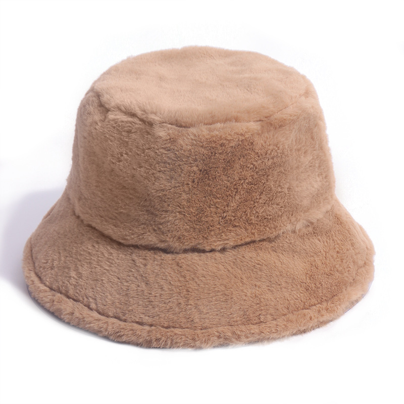 Korean Style Rabbit Fur Small Brim Dome Bucket Hat Female Pure Color Warm Keeping Thick Windproof Ear Protection Autumn and Winter Bucket Ha, Khaki
Korean Style Rabbit Fur Small Brim Dome Bucket Hat Female Pure Color Warm Keeping Thick Windproof Ear Protection Autumn and Winter Bucket Ha, Khaki