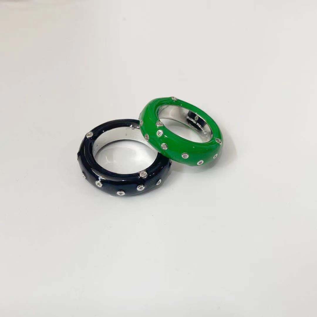Enamel Drip Glaze Inlaid Zircon Ring Net Celebrity The Same Street Wild Cold Style Ins Trend Fashion Trendy Brand Jewelry
Enamel Drip Glaze Inlaid Zircon Ring Net Celebrity The Same Street Wild Cold Style Ins Trend Fashion Trendy Brand Jewelry