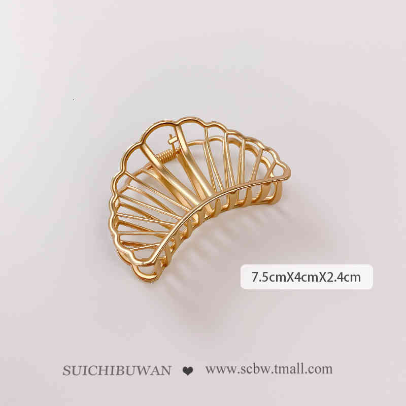Hair Accessories Korean Net Red Metal Grab Clip Large Back of Head Pearl pin Temperament Shark pin Headdress