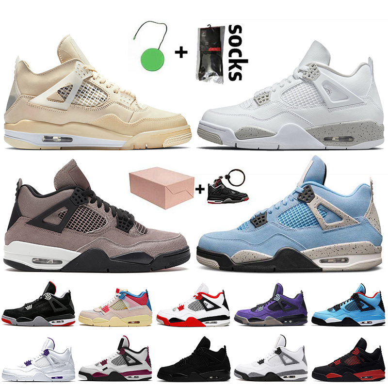 2021 With Box Women Mens Jumpman 4 4s Basketball Shoes Sail White Oreo Taupe Haze University Blue Fire Red Thunder Travis Trainers Sneakers, A35 grey 40-47
2021 With Box Women Mens Jumpman 4 4s Basketball Shoes Sail White Oreo Taupe Haze University Blue Fire Red Thunder Travis Trainers Sneakers, A35 grey 40-47