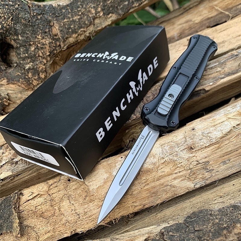 Benchmade 3300 Infidel AUTO Knife 3.95quot D2 Satin Double Edge Blade Black Aluminum Handles Hunting Camping Fising knives
Benchmade 3300 Infidel AUTO Knife 3.95quot D2 Satin Double Edge Blade Black Aluminum Handles Hunting Camping Fising knives