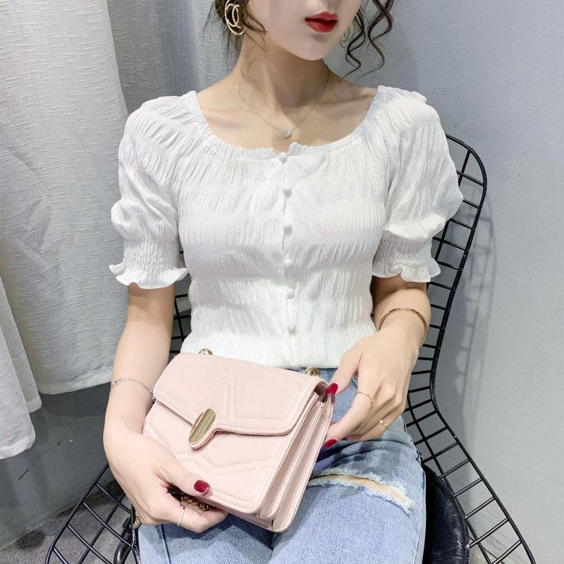 Women's Blouses & Shirts Chic Puff Short Sleeve Pullover Blouse Women Summer 2022 Plus Size Loose Fashion Elegant Ol Blusas Korean Simple Sh, Yellow
Women's Blouses & Shirts Chic Puff Short Sleeve Pullover Blouse Women Summer 2022 Plus Size Loose Fashion Elegant Ol Blusas Korean Simple Sh, Yellow